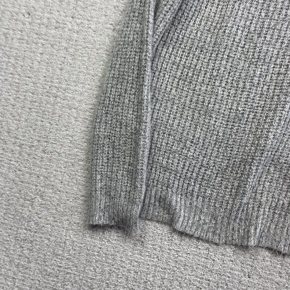 JDY Jacqueline De young Crochet knitted long sleeve Light Grey Jumper Women Sz S - Picture 12 of 15